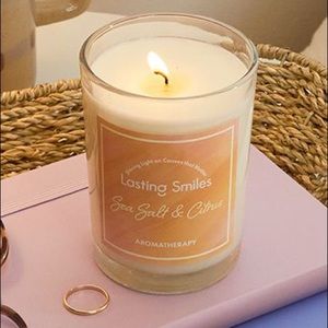Lasting Smiles Sea Salt and Citrus Aromatherapy Candle